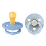 BIBS ΣΕΤ ΠΙΠΙΛΕΣ 2ΤΜΧ – COLOUR – SKY BLUE/BABY BLUE – ΣΤΡΟΓΓΥΛΗ No1