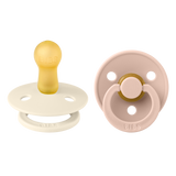 BIBS ΣΕΤ ΠΙΠΙΛΕΣ 2ΤΜΧ – COLOUR – IVORY/BLUSH – ΣΤΡΟΓΓΥΛΗ No2