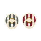 BIBS – STUDIO COLLECTION ΣΕΤ ΠΙΠΙΛΕΣ 2ΤΜΧ – BLOCK RUBY/PINE MIX – ΣΤΡΟΓΓΥΛΗ No2