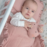 Peach NewBorn Muslin Set