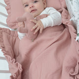 Peach NewBorn Muslin Set