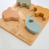 Ξύλινο Puzzle Animals