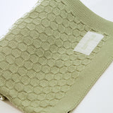 Dusty Green Knitted Κουβερτούλα