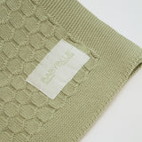 Dusty Green Knitted Κουβερτούλα