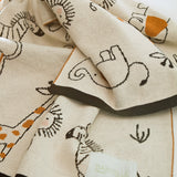 Baby Animals Knitted Κουβερτούλα