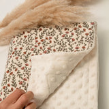 Boho Flowers Minky Κουβερτούλα από Βαμβακερή Μουσελίνα