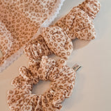 Animal Print Muslin Κορδέλα/Scrunchie