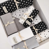 Pregnancy Box Black & White Stars