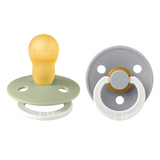 BIBS ΣΕΤ ΠΙΠΙΛΕΣ 2ΤΜΧ – COLOUR – SAGE/CLOUD GLOW – ΣΤΡΟΓΓΥΛΗ No3