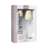BIBS ΣΕΤ ΠΛΑΣΤΙΚΑ ΜΠΙΜΠΕΡΟ 2 ΤΜΧ 150ml/270ml- ΣΙΛΙΚΟΝΗ- IVORY