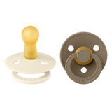 BIBS ΣΕΤ ΠΙΠΙΛΕΣ 2ΤΜΧ – COLOUR – IVORY/DARK OAK – ΣΤΡΟΓΓΥΛΗ No2